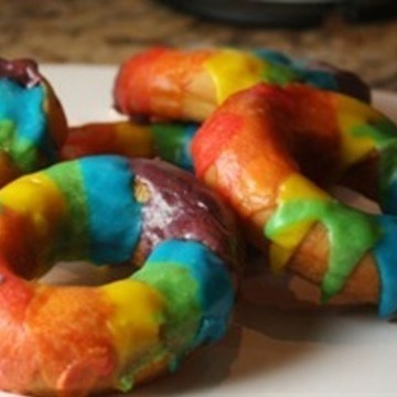 Rainbow Donuts