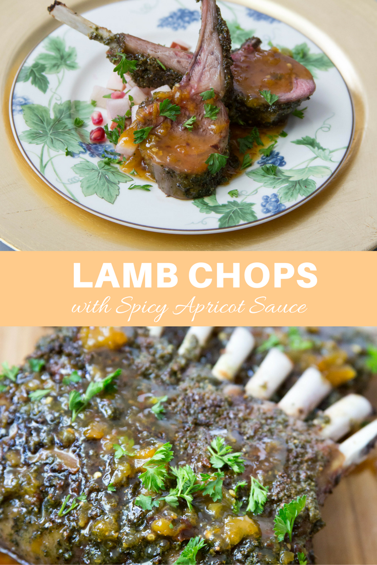 Lamb Chops with Spicy Apricot Sauce