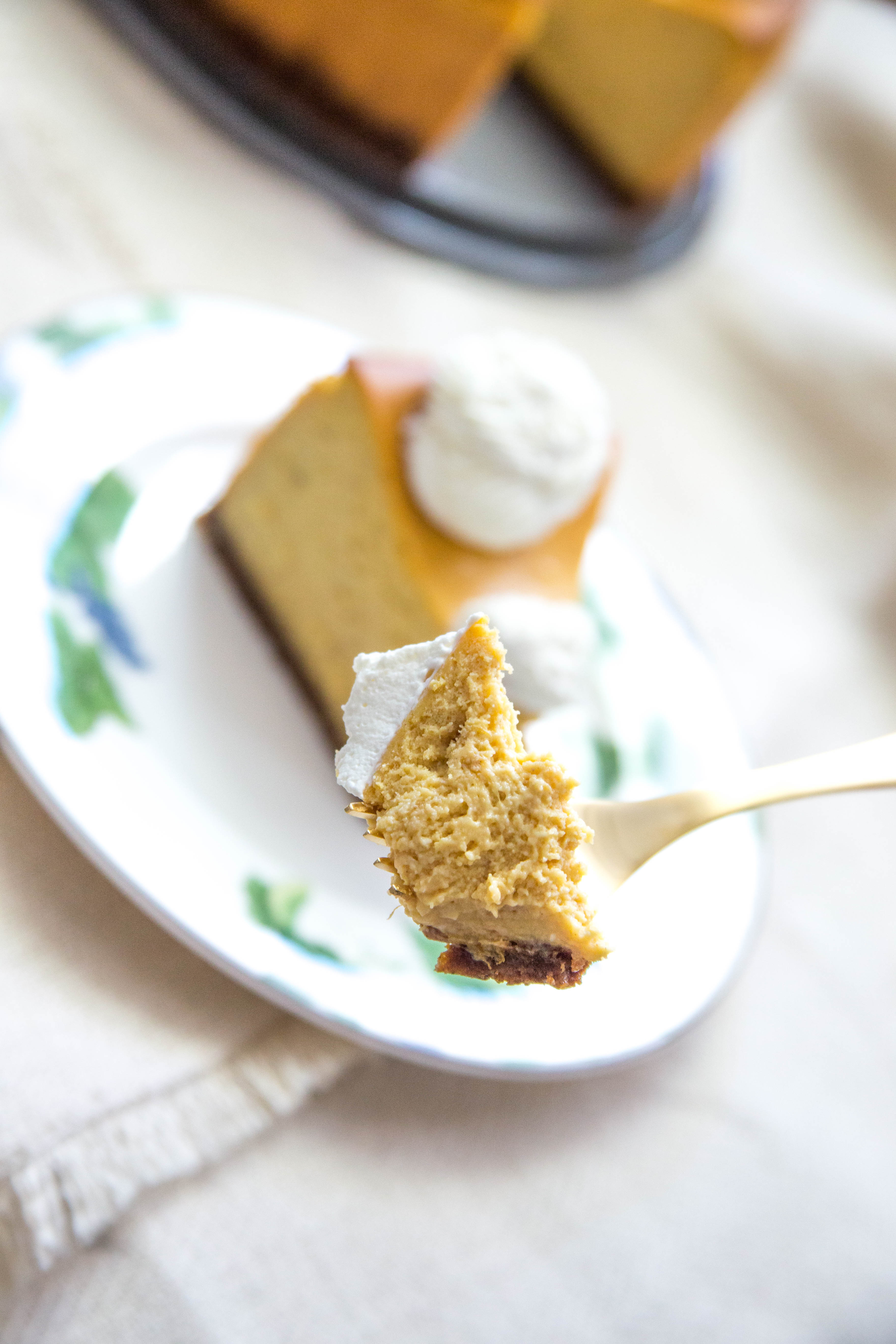 the best pumpkin cheesecake you've ever seen