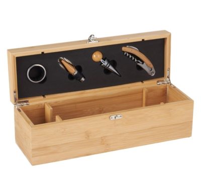 Bamboo Wine Case Set